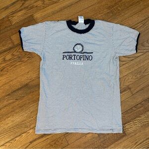 Striped Italy Ringer Tee